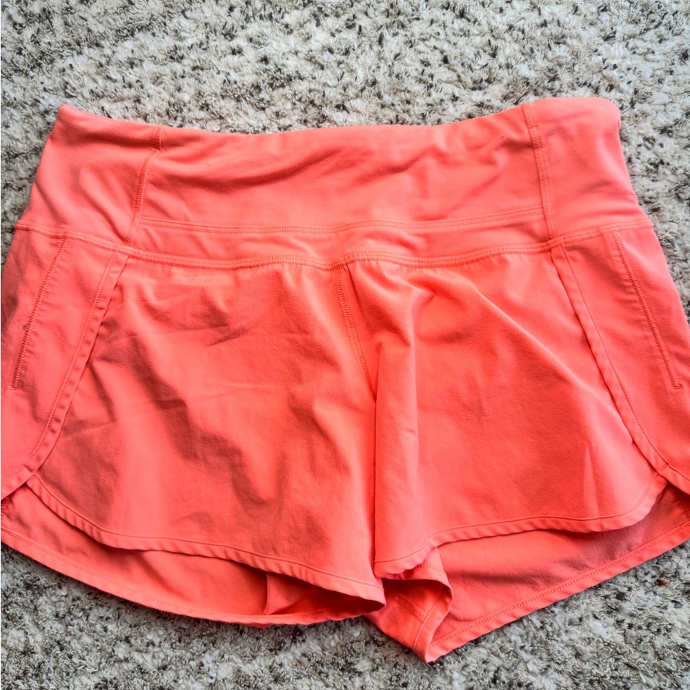 Lululemon Athletica Pink Athletic Shorts Moisture-Wicking Performance